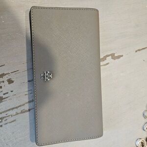 Tory Burch Silver Wallet